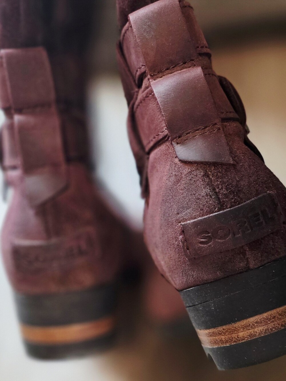 SOREL Brown Knee-High Boots Size 8 - Picture 4 of 6